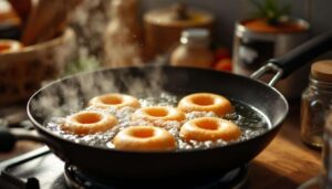 Nie przypala się i nie zmienia smaku. Idealny tłuszcz do smażenia pączków