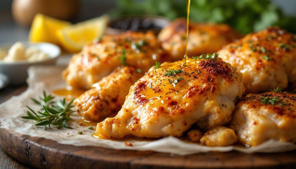 Mój sposób na udka z kurczaka: marynam godzinę, piekę w folii. Mięso rozpływa się w ustach