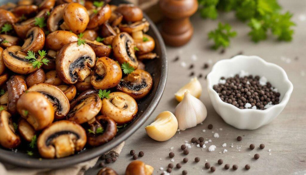 Pieczarki smażę wyłącznie na tym tłuszczu. Są złociste, jędrne i nie puszczają ani kropli wody