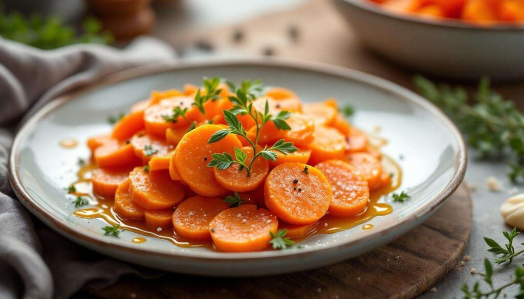 Marchewkę piekę z miodem i tymiankiem. Smakuje jak deser, a to pełnowartościowy dodatek do obiadu