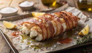 Zawijam dorsza w boczek i wkładam do piekarnika. Najlepsze danie na piątki Wielkiego Postu