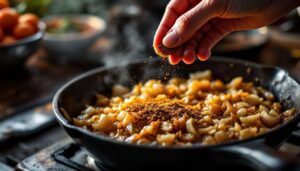 Dodaj szczyptę na patelnię, a cebula będzie pyszna i nigdy się nie przypali. Sprawdzony trik babci działa bez pudła