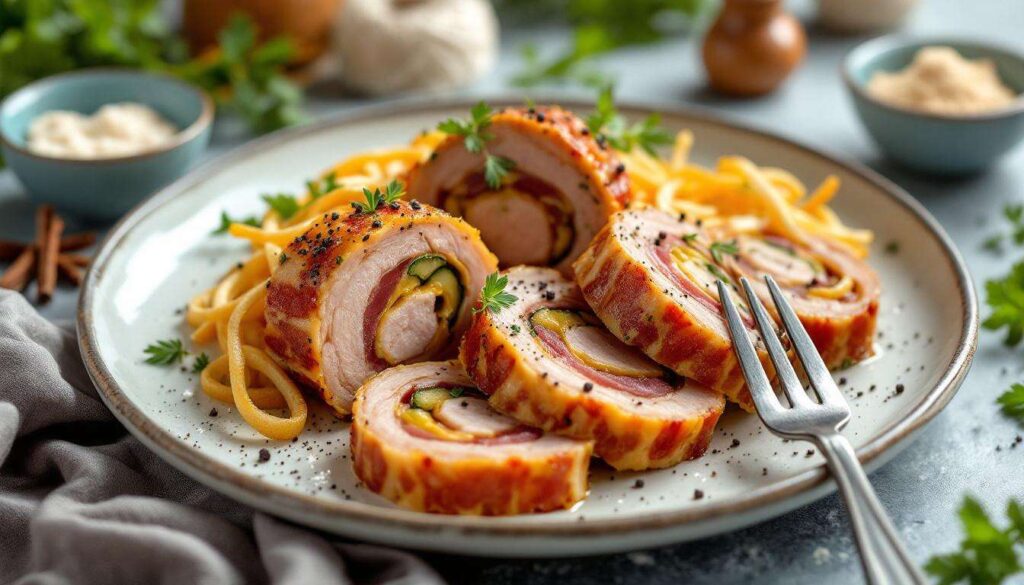 Roladki wieprzowe lepsze od kotletów. Aromatyczny farsz i smakowite plasterki dużo zmieniają