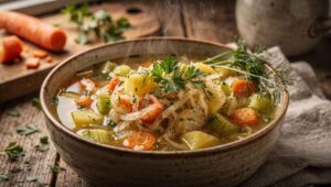 Jarzynowa z kiszoną kapustą zamiast ogórka. Dietetyczka: więcej probiotyków w jednej misce