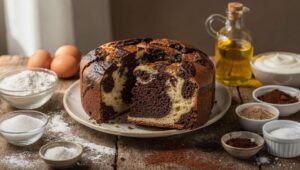 Puszysty i wilgotny na długo. Czekoladowy Marmurek to hit wśród słodkości