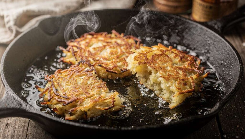 Placki ziemniaczane chrupiące 3 godziny? Wsypuję skrobię zamiast mąki