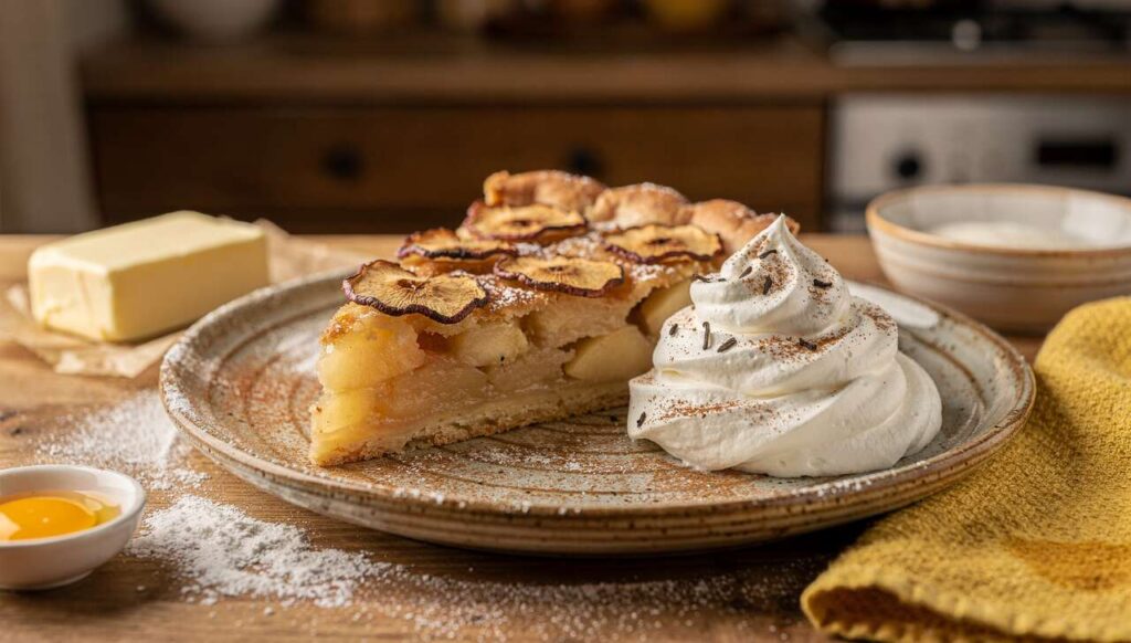 Nieodparta tarta jabłkowa ze śmietaną: kremowe marzenie z babcinego zeszytu