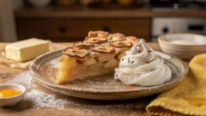 Nieodparta tarta jabłkowa ze śmietaną: kremowe marzenie z babcinego zeszytu
