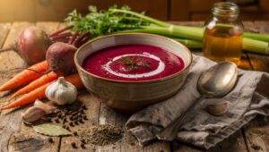 Zupa z buraków - przepis na domową, aromatyczną i pełną barwy zupę jak u babci!