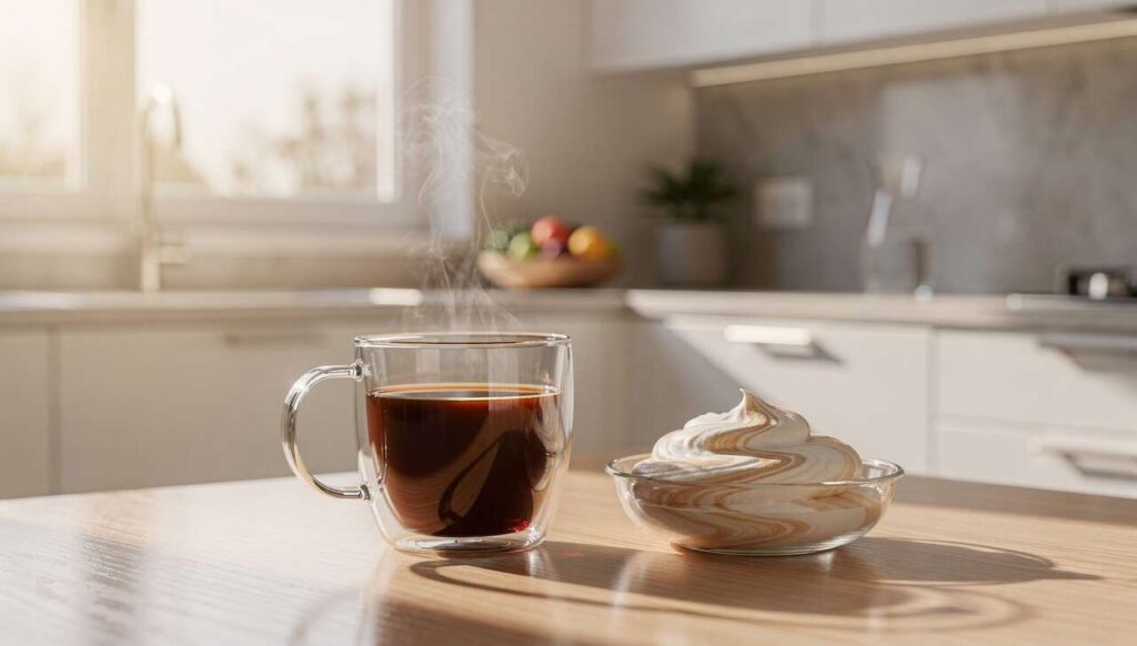 Wlewam do kawy zamiast mleka. Prosty sposób na rozpoczęcie dnia od porcji białka