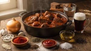 Jedna łyżka napoju i gulasz staje się mięciutki. Patent starego kucharza