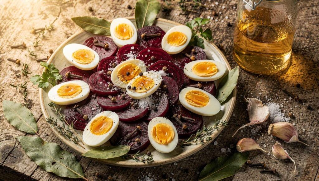 Wkładam ugotowane jajka i odstawiam. Na Wielkanoc będą jeszcze lepsze niż faszerowane