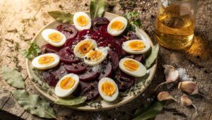 Wkładam ugotowane jajka i odstawiam. Na Wielkanoc będą jeszcze lepsze niż faszerowane