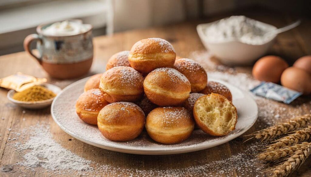 4-minutowe minipączki jogurtowe robię w karnawale na tony. Bez drożdży i wyrabiania, a lekkie jak obłok