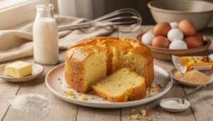 Piekę mleko, a nie ciasto. Gotowe w kilka chwil, nie za słodkie, jest mięciutkie jak gąbka