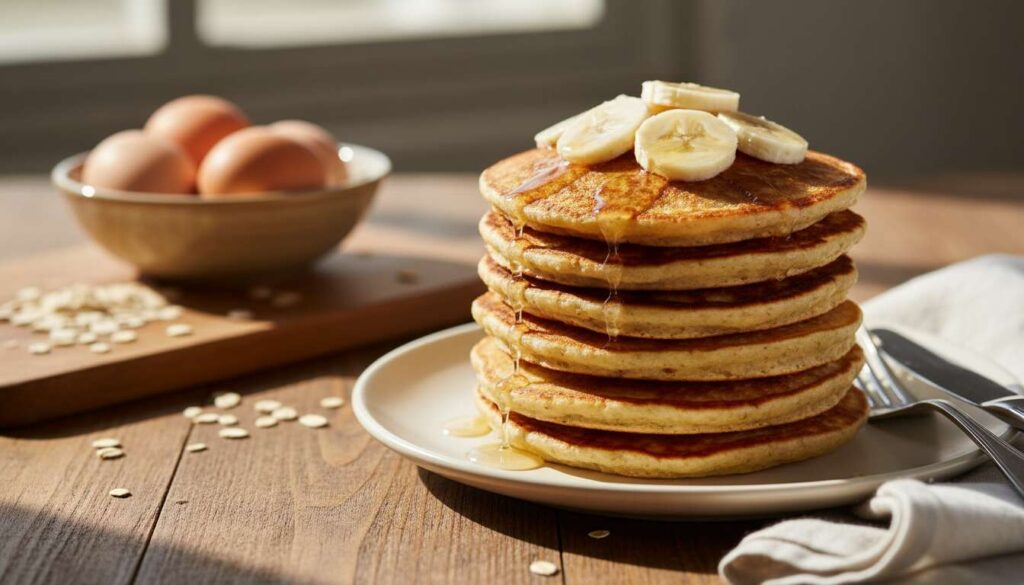 Owsiankoblin z 3 składników: szybkie śniadanie bez mąki, które nie pęka na patelni
