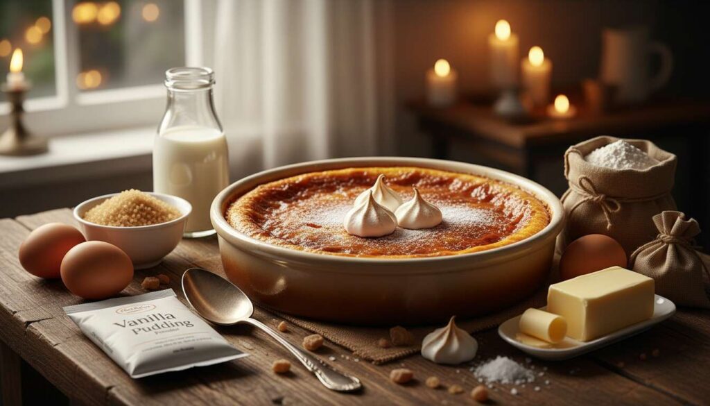 Kremowy domowy budyń pieczony jak z cukierni – prosty przepis krok po kroku